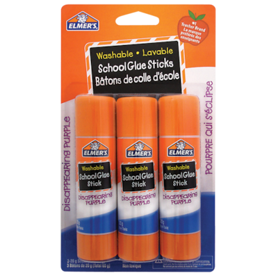 Elmers Glue-All Elmer's Disappearing Purple Glue Stick 3x3.0 ea, $4.17/100g $1.89/1lb
