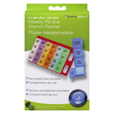 PharmaSystems uMedPlan Vitamin & Pill Planner 1 ea, $12.99/1ea