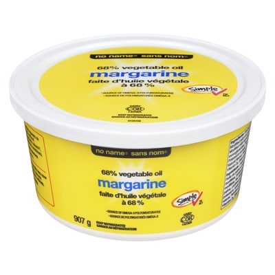 No Name 68% Vegetable Oil Margarine  907 g, $0.55/100g