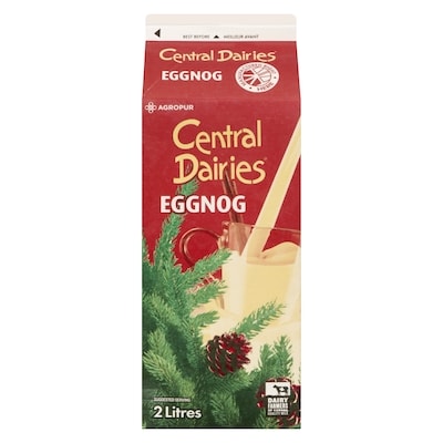 Central Dairies Eggnog 2 l, $0.28/100ml