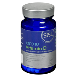 Sisu Vitamine D 1 000 UI 90 ea, 0,11 $/1ch
