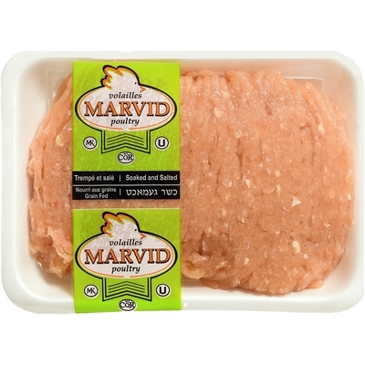 Marvid Poultry Kosher Ground White Chicken $24.86/1kg $11.28/1lb