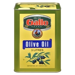 Gallo Olive Oil Tin     3 l, $1.23/100ml
