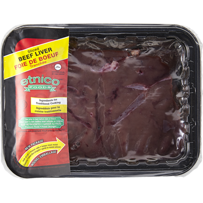 null Foie de boeuf en tranches 13,23 $/1kg 6,00 $/1lb
