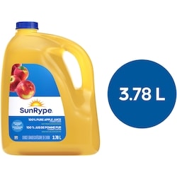 SunRype Pure Apple Juice 3.78 l, $0.26/100ml