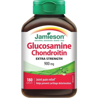 Jamieson Glucosamine Chondroitin Caplets 900 mg 180 ea, $0.18/1ea