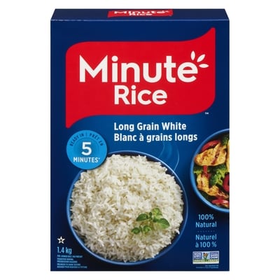 Minute Rice Riz à grains ronds de choix 1.4 kg, 0,43 $/100g