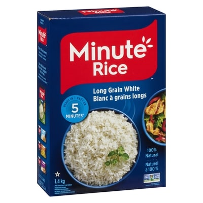 Riz blanc à grains longs à cuisson rapide