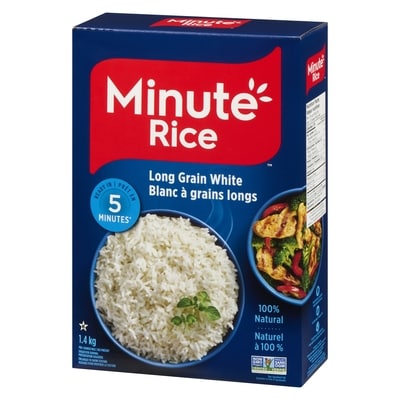 Riz blanc à grains longs à cuisson rapide