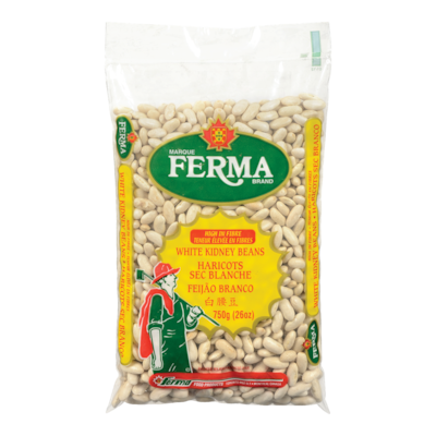 Ferma Haricots blancs 750 g, 0,53 $/100g