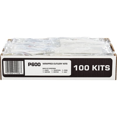 null Cutlery Service Kit 100x1.0 ea, $0.21/1ea