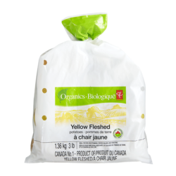 PC Biologique Pommes de terre jaunes, sac de 3 lb 1.36 kg, 0,51 $/100g 0,23 $/1lb