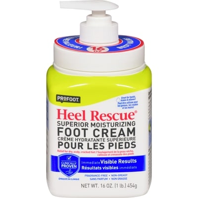 Heel Rescue Crème hydratante supérieure pour les pieds Heel Rescue 454 g, 4,54 $/100ml