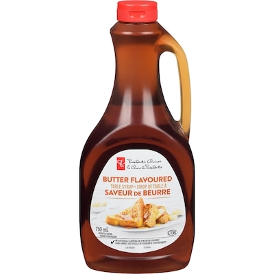 le Choix du Président Sirop De Table Saveur De Beurre 750 ml, 0,64 $/100ml