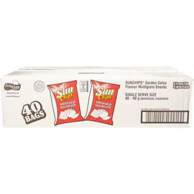 Sunchips Garden Salsa 40x40.0 g, $1.94/100g