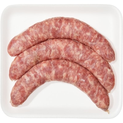 null Saucisses italiennes moyennes, en barquette 16,54 $/1kg 7,50 $/1lb