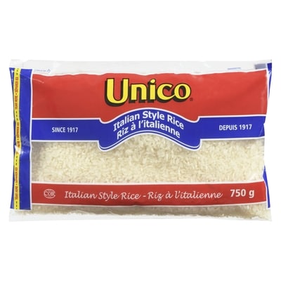Unico Riz à l’italienne 750 g, 0,57 $/100g