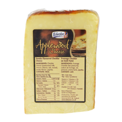 null Cheddar anglais fume au bois de pommier (par poids) 45,00 $/1kg 20,42 $/1lb