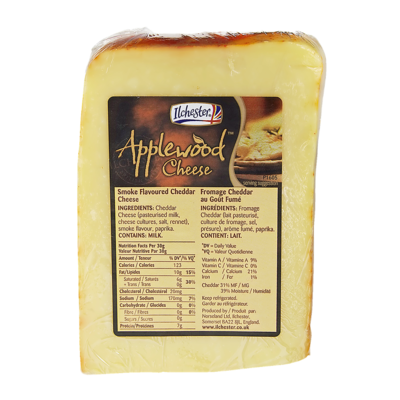null Cheddar anglais fume au bois de pommier (par poids) 59,90 $/1kg 27,18 $/1lb