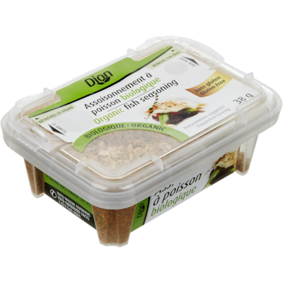 Dion Assaisonnement pour poisson biologique 38 g, 9,97 $/100g
