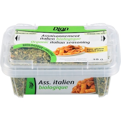 Dion Assaisonnement italien biologique 19 g, 19,95 $/100g