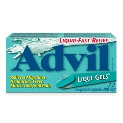 Advil Liqui-Gel Ibuprofen Capsules 200 Mg  72 ea, $0.20/1ea