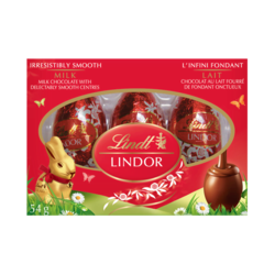 Boîte de 3 Œufs LINDOR au chocolat au lait
