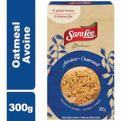Sara Lee Authentic Oatmeal Cookie 300 g, $1.40/100g