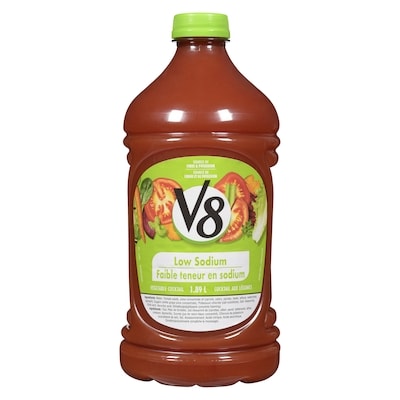 V8 Cocktail de légumes faible en sodium 1.89 l, 0,32 $/100ml
