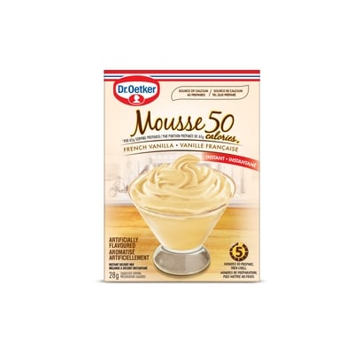 Dr Oetker Vanilla Mousse, 50 Calories      28 g, $12.46/100g