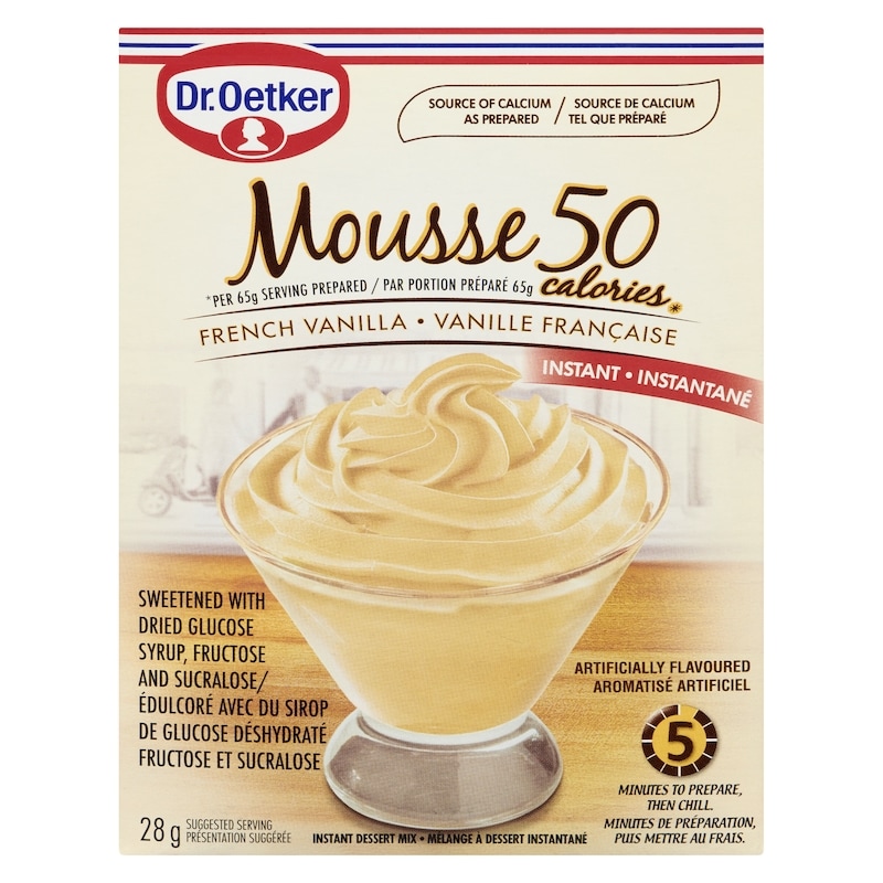 Vanilla Mousse, 50 Calories     