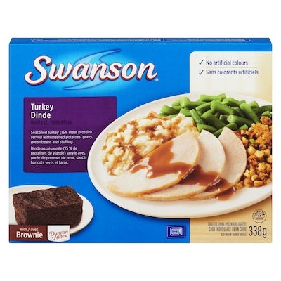 Swanson Dinde 338 g, 1,24 $/100g