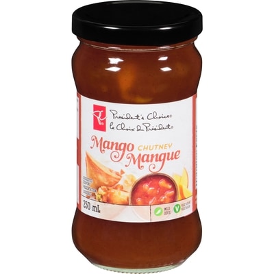 le Choix du Président Chutney de mangue 250 ml, 2,20 $/100ml