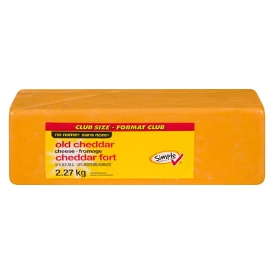 NEC - Cheese No Name Mild Cheddar Cheese, Light - 700 g | Wholesale Club