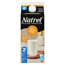 Natrel Produit laitier sans lactose 2 % 2 l, 0,30 $/100ml