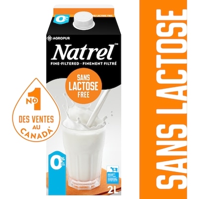 Natrel Produit laitier sans lactose sans gras écrémé 0% (2L) 2 l, 0,28 $/100ml
