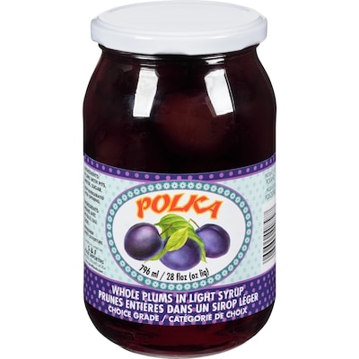 S&F Whole Plums In Light Syrup 796 ml, $0.60/100ml