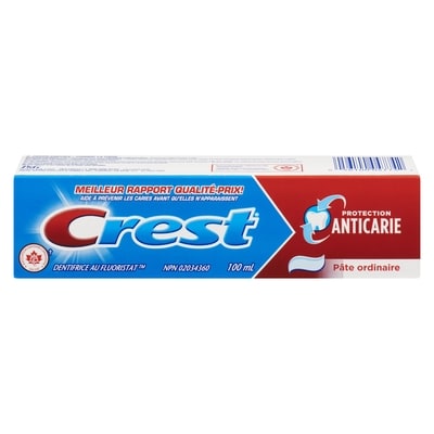 Crest Dentifrice régulier Protection anticarie 100 ml, 1,50 $/100ml