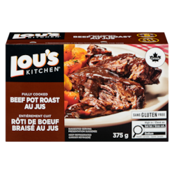 Lou’s Rôti de bœuf braisé au jus 375 g, 3,20 $/100g