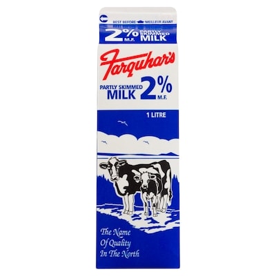 Farquhar FARQUHAR LAIT 2 % 1 l, 0,36 $/100ml