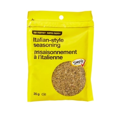 Sans Nom Assaisonnement à l’italienne 35 g, 10,00 $/100g