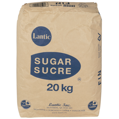 Lantic Sucre fin granulé 20 kg, 0,14 $/100g