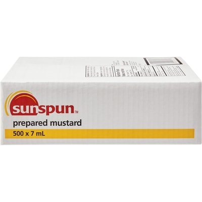Sunspun Prepared Mustard Packets  500x7.0 g, $0.71/100g