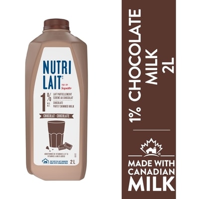 Nutrilait Chocolate Milk 2 l, $0.30/100ml