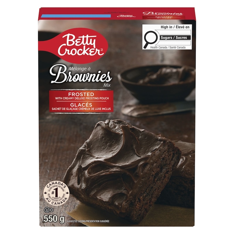 Chocolate Brownies Baking Mix with Chocolate Frosting