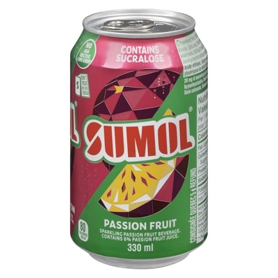 Sumol Sparkling Passion Fruit Beverage 330 ml, $0.30/100ml