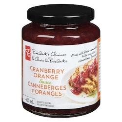 President's Choice Cranberry Orange Sauce 400 ml, $1.45/100ml