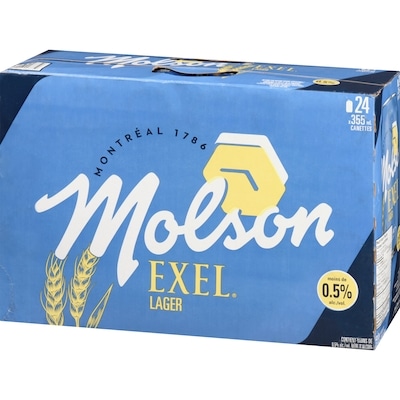 Bière Molson Exel 0,5 % d’alcool
