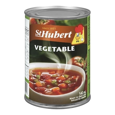 St Hubert Vegetable Soup 540 ml, $0.74/100ml