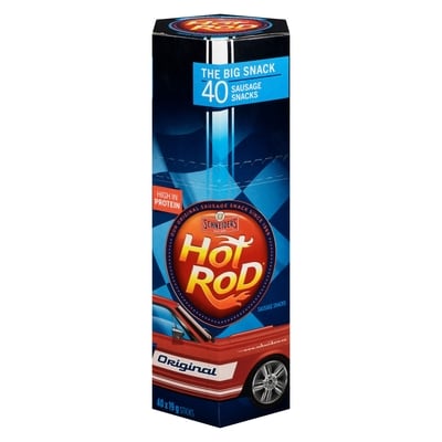 Schneiders Super Hot Rod Sausage Snacks, Original Flavour, 19-Gram Sticks 760 g, $3.16/100g